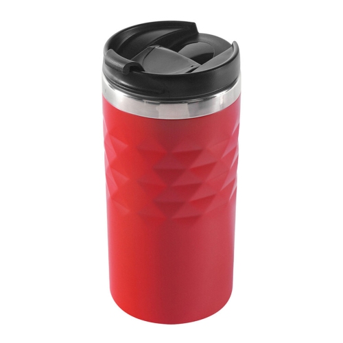 55520 KR - KUPA ÇELİK BARDAK KIRMIZI 300 ML