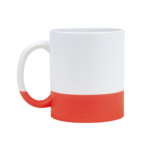 - 55912 KR - İKİ RENKLİ SÜBLİMASYON KUPA KIRMIZI  - 55912 KR - İKİ RENKLİ SÜBLİMASYON KUPA KIRMIZI