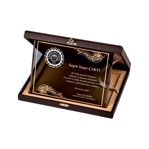  - 90210 - KRİSTAL PLAKET