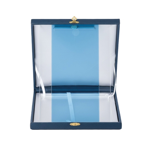 90242 MV - KRİSTAL PLAKET MAVİ