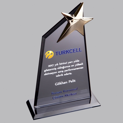  - 90303 - KRİSTAL PLAKET
