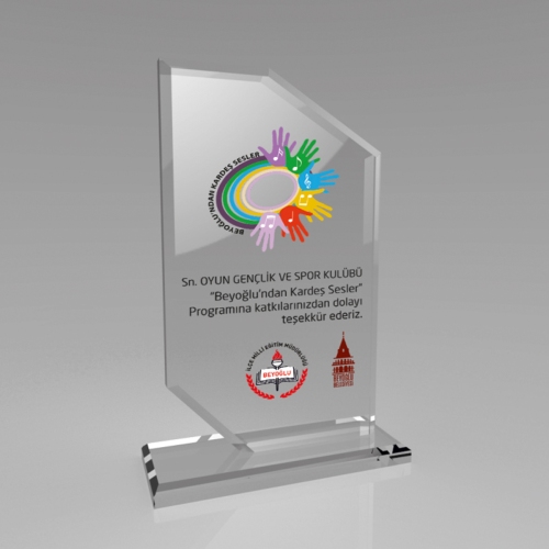 - 90313 - KRİSTAL PLAKET