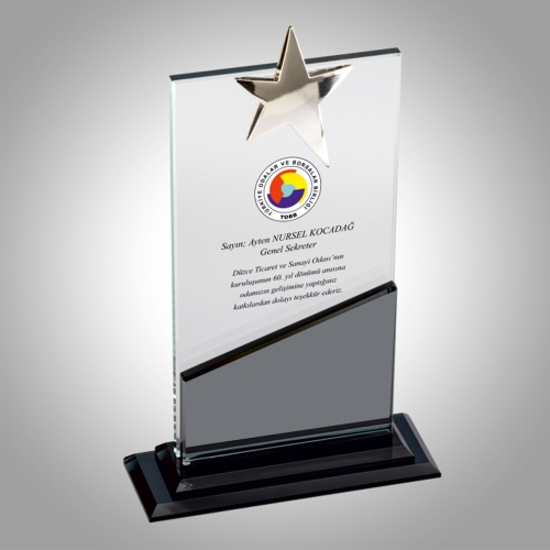  - 90604 - KRİSTAL PLAKET