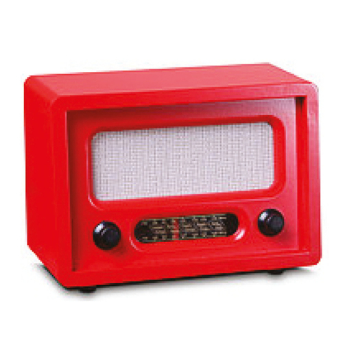  - AHŞAP RADYO KIRMIZI