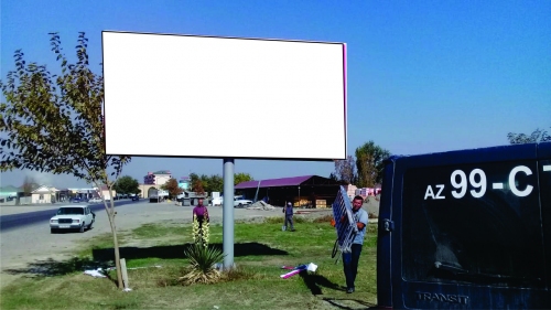 Billbord - İmişli-Şirvan (Almışlı yolu., Bakıdan gedən ist.)